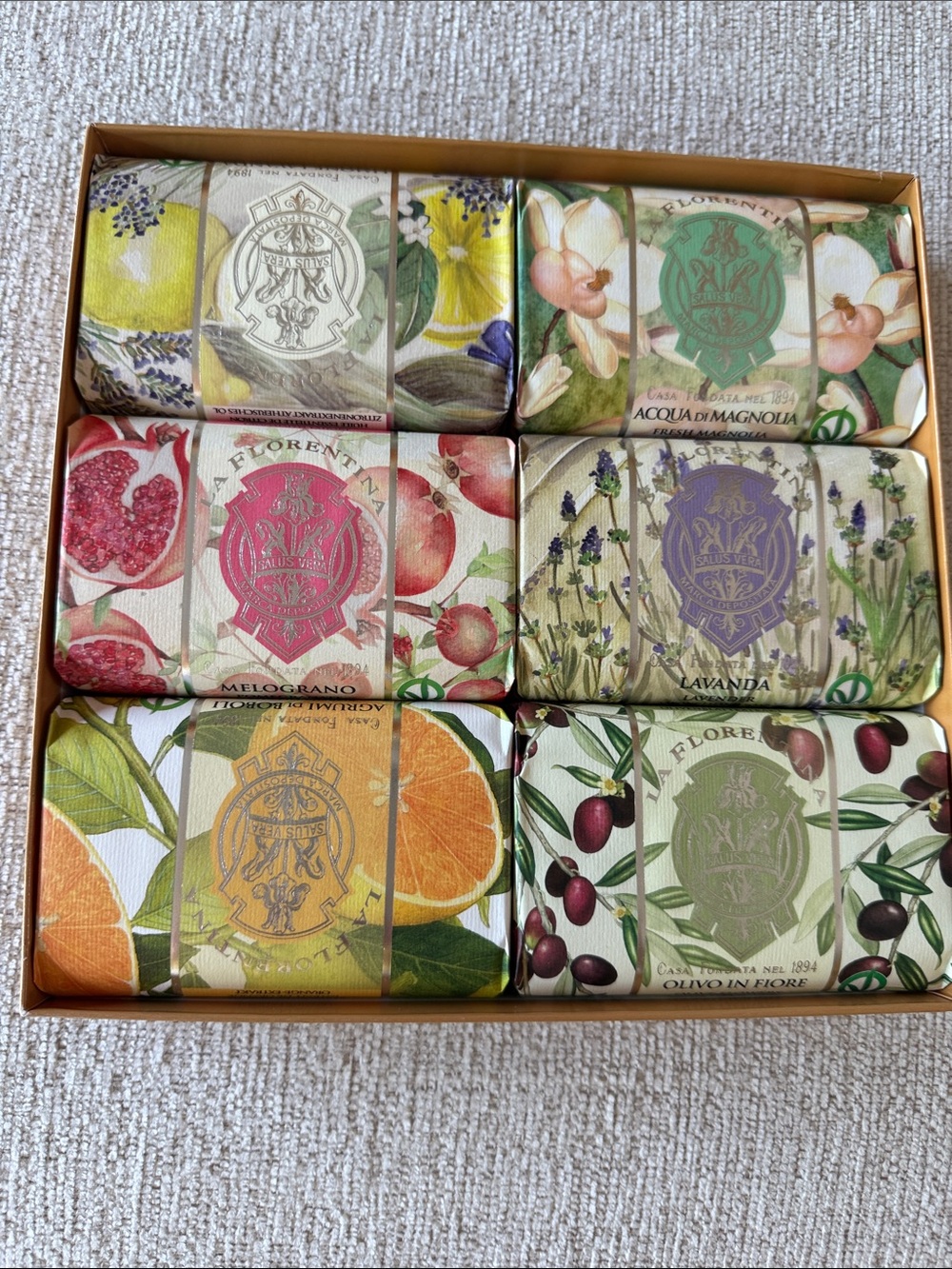 La Florentina Floral Assorted Soap Gift Set - Multi